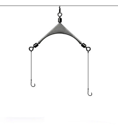 Black Wishbone Spreaders for Flattie Rigs – Pack of 3