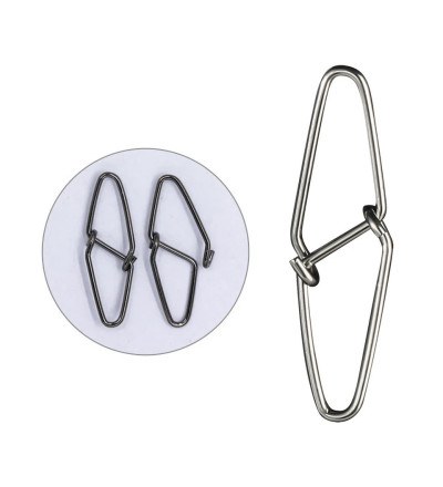 Diamond Shaped Double Snap Quick Change Links