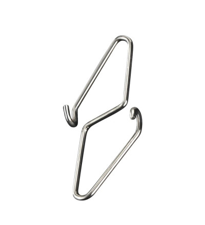 Diamond Shaped Double Snap Links – Pack of 10 Stainless Steel