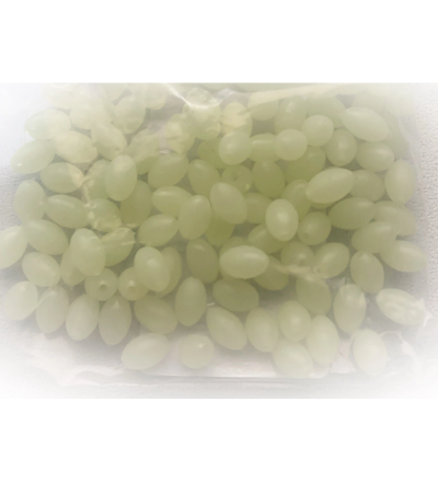 Oval White Luminous Rig Beads – Subtle Attraction, Maximum Impact