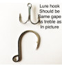 Inline Lure Jigging Hooks – Strong, Precise Replacement Hooks