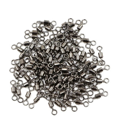 Rolling Barrel Swivels – Smooth, Tangle-Free Fishing, Pack of 25