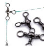 3-Way Barrel Swivels – Smooth, Corrosion-Resistant Rotation