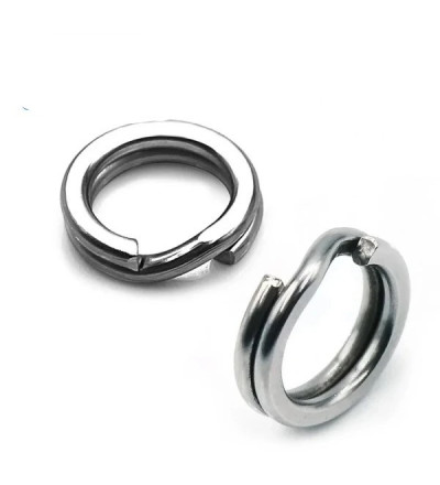 Stainless Steel Split Rings – Nickel Plated – Multiple Sizes