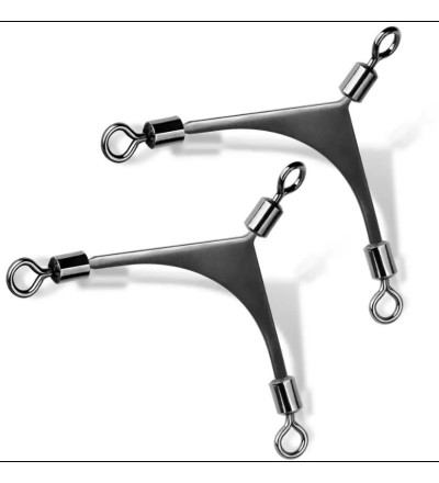 Black Wishbone Spreaders for Flattie Rigs